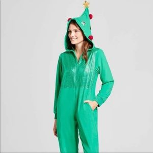 Wondershop at Target Christmas tree adult onesie